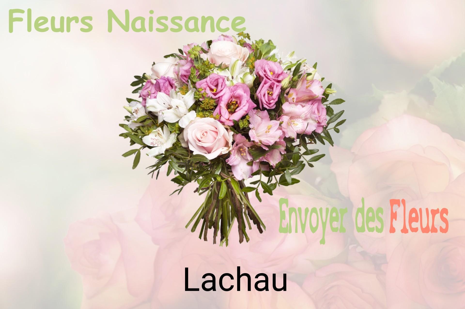 Bouquet de fleurs de naissance livré à Lachau